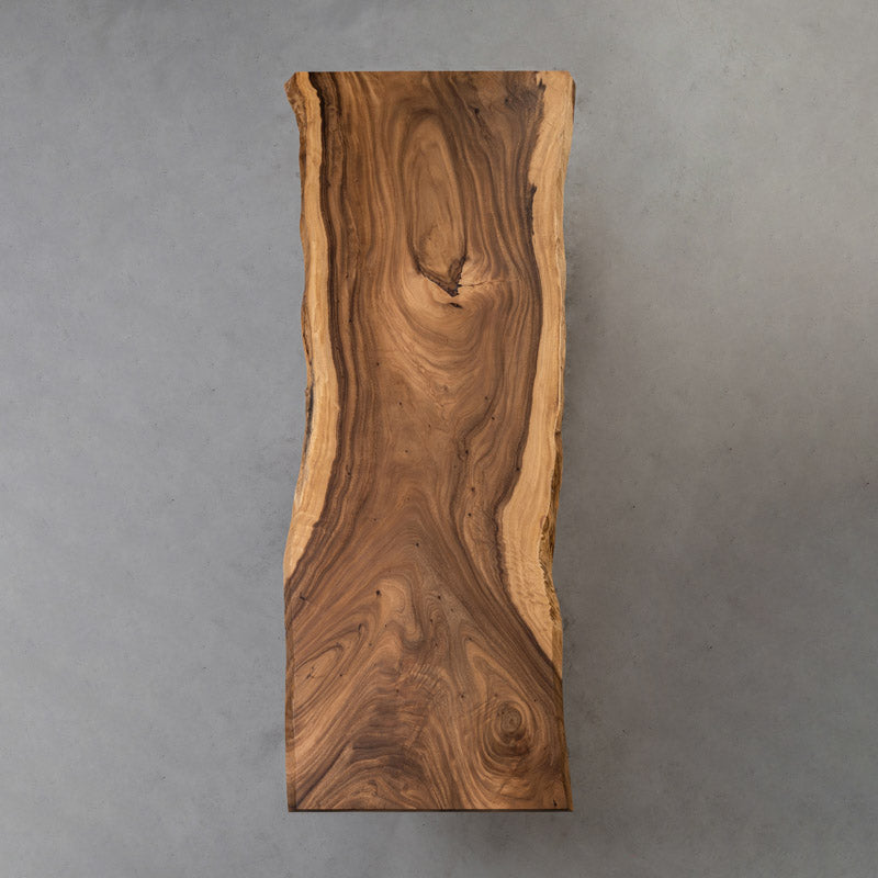 Kazanahome Walnut Wood Kitchen Table