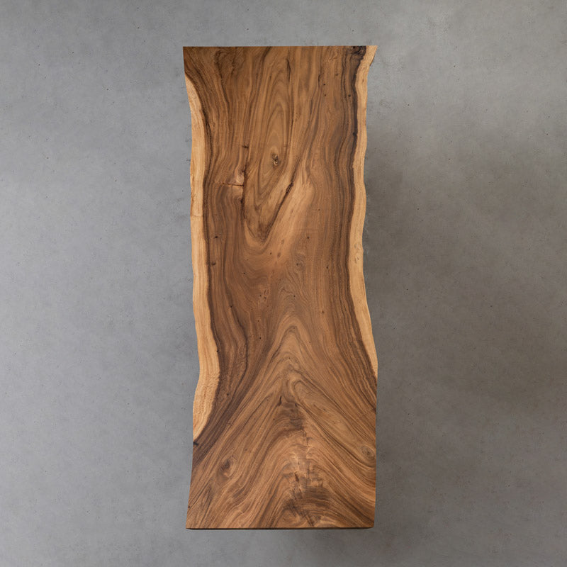 Kazanahome Live Edge Kitchen Walnut Table