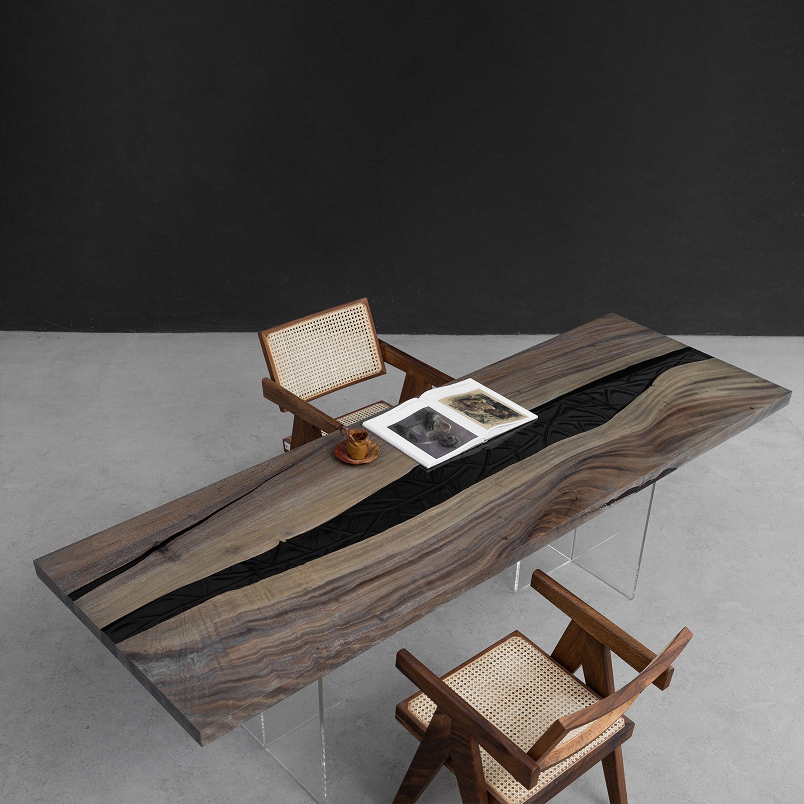 Resin River Epoxy Table - Kazanahome