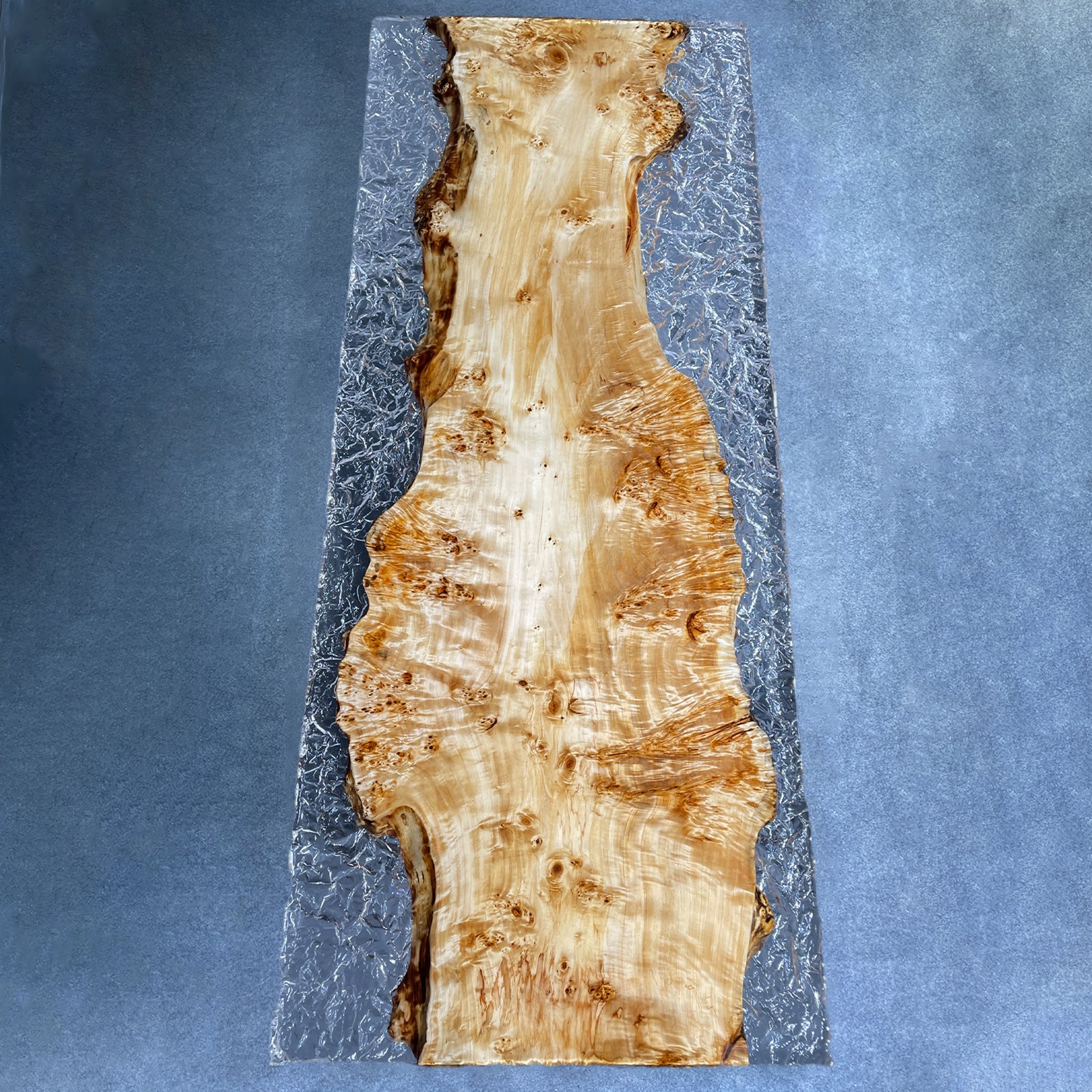 Wood Ice Crack Epoxy Resin Table - Kazanahome