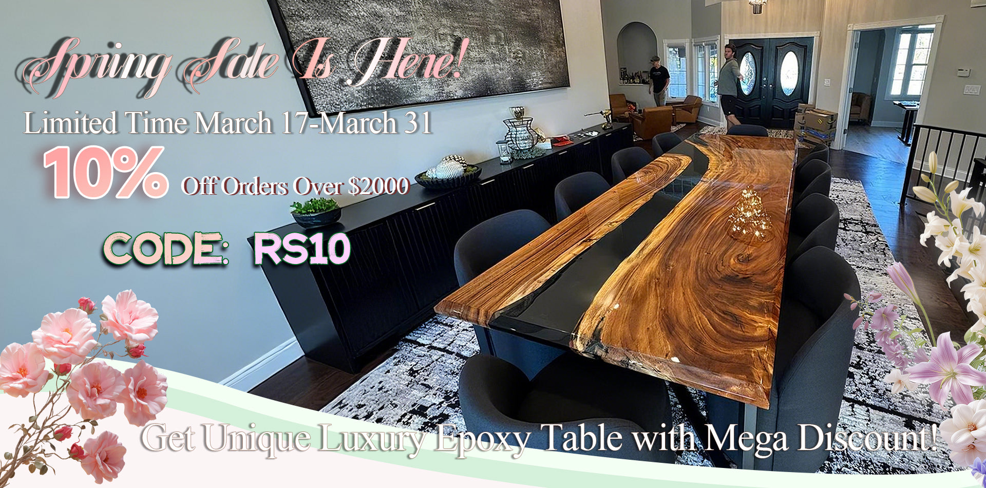 Epoxy Table for dining meeting conference table In Sacramento