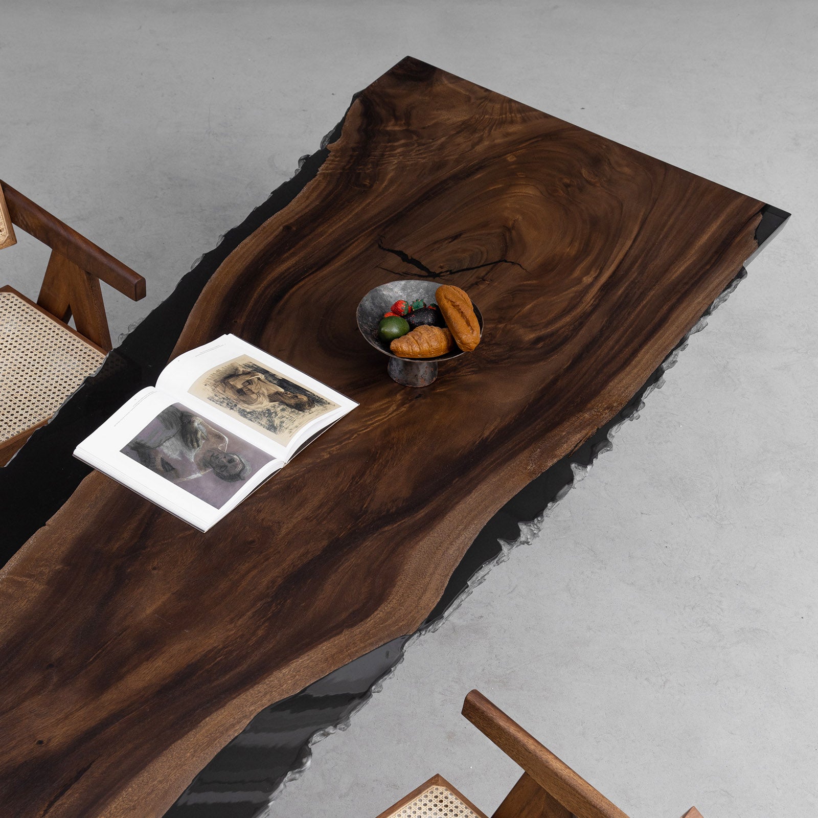 Live Edge Epoxy Table - Kazanahome
