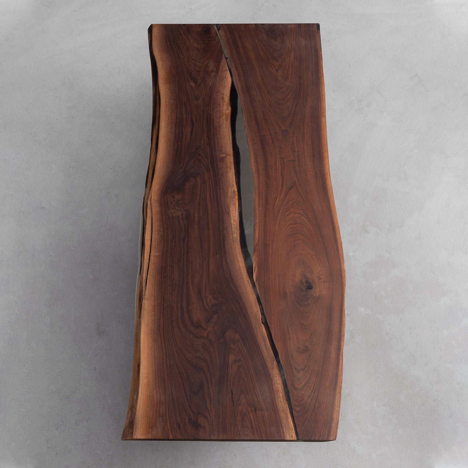 Black Walnut Wood Epoxy Table - Kazanahome