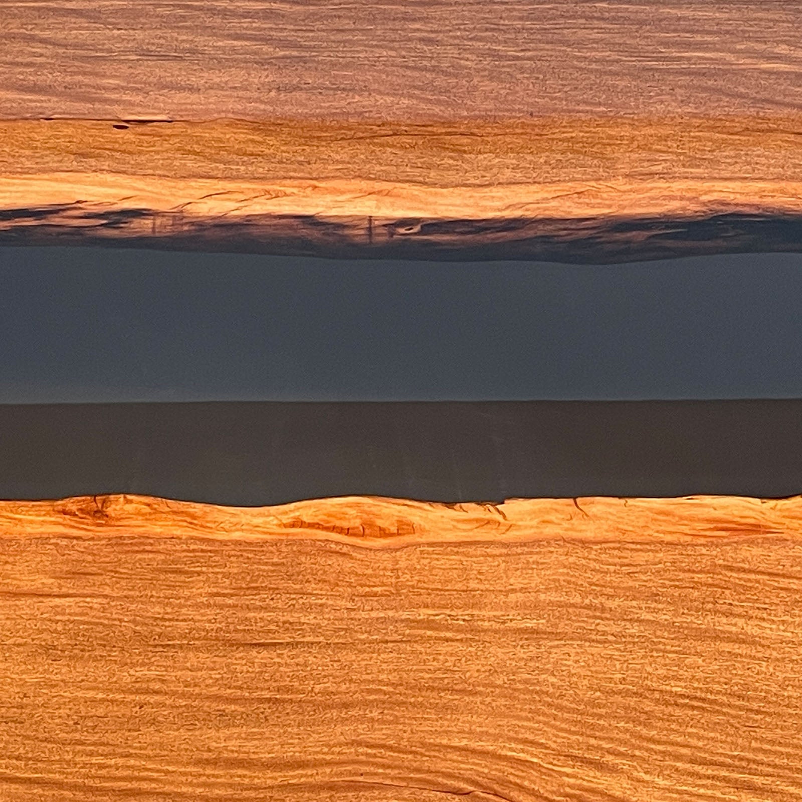 Epoxy Resin River Table Walnut Wood Table - Kazanahome