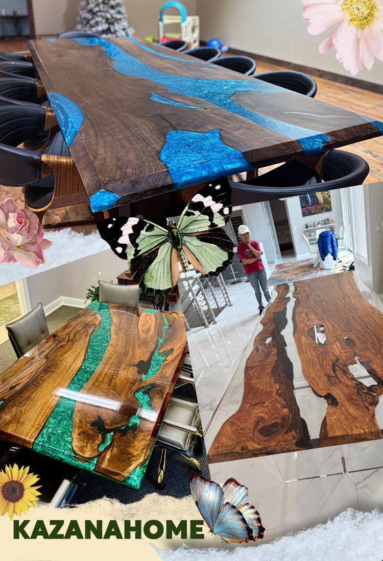 Epoxy Table - Kazanahome