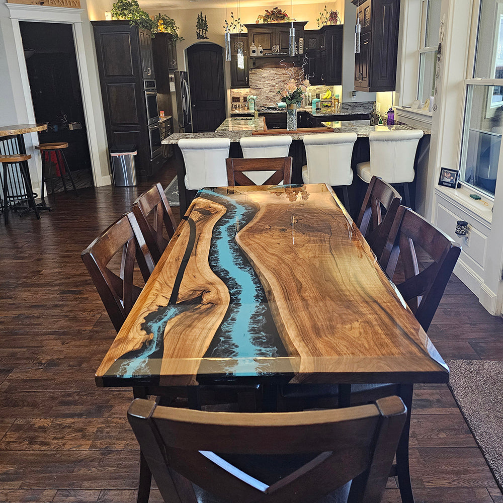 Epoxy Dining Table- Kazanahome