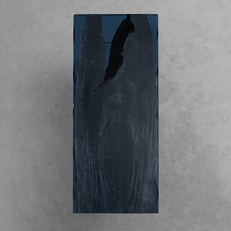 Kazanahome Black Translucent Epoxy Table