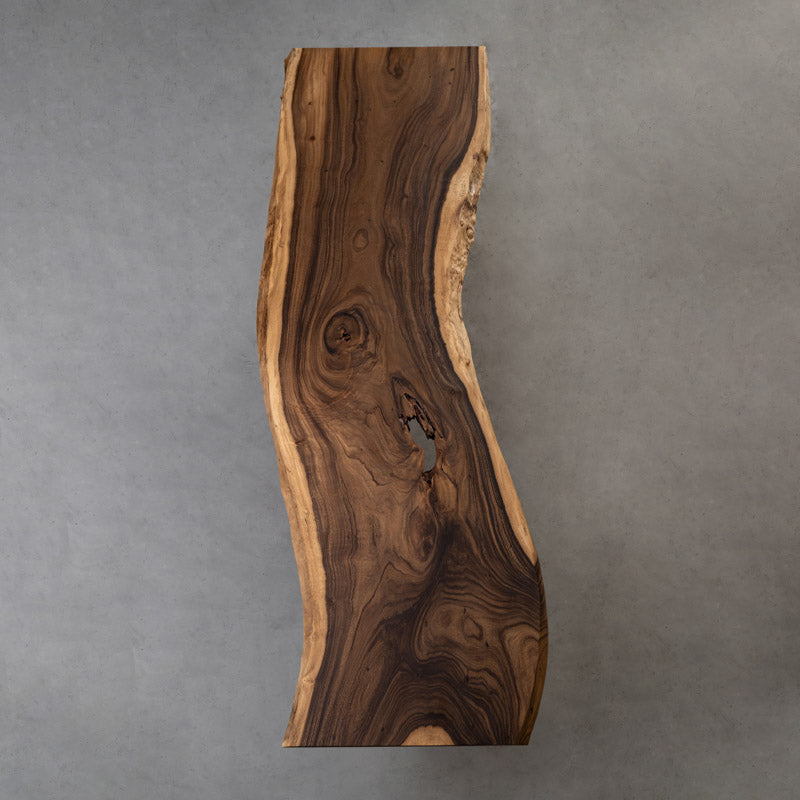 Kazanahome Large Size Walnut Wood Table Seats 8-10