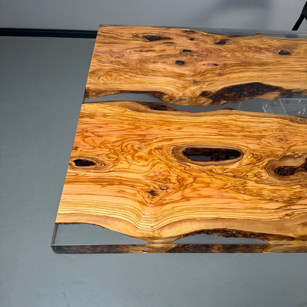 Resin Clear Epoxy Table in Chicago