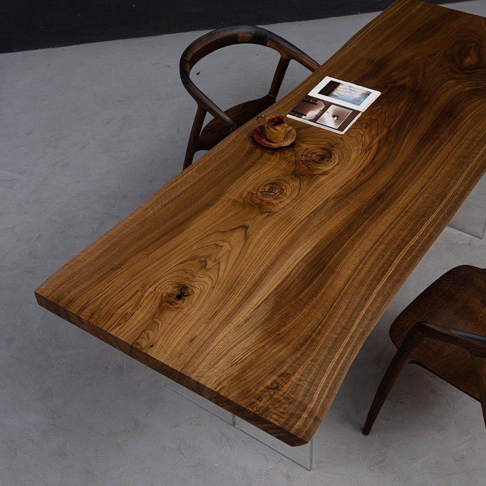 Oak Wood Solid Wood Slab Table