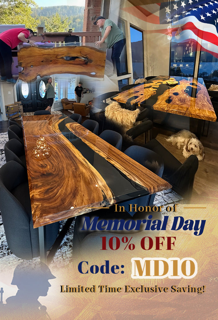 Epoxy table in kazanahome
