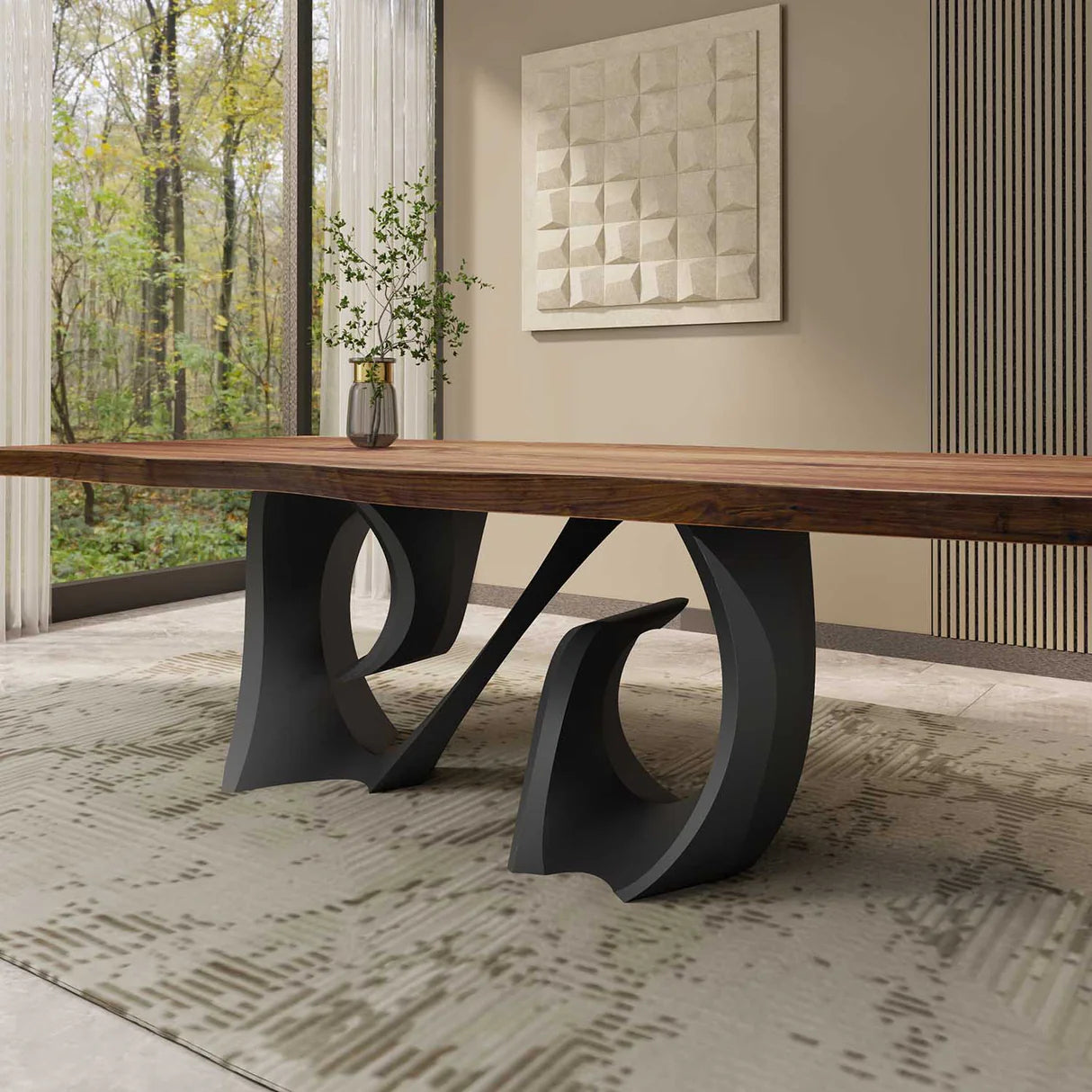 Metal Table Base for Epoxy Table TB-05