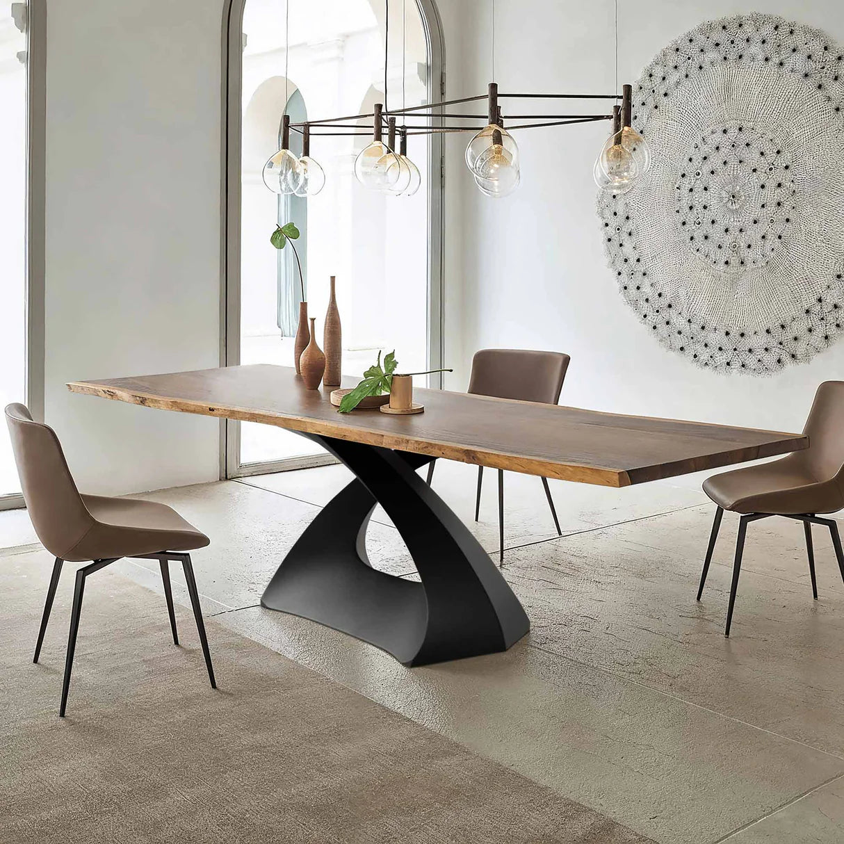 Metal Table Base X-shaped 28" H for Table Tops