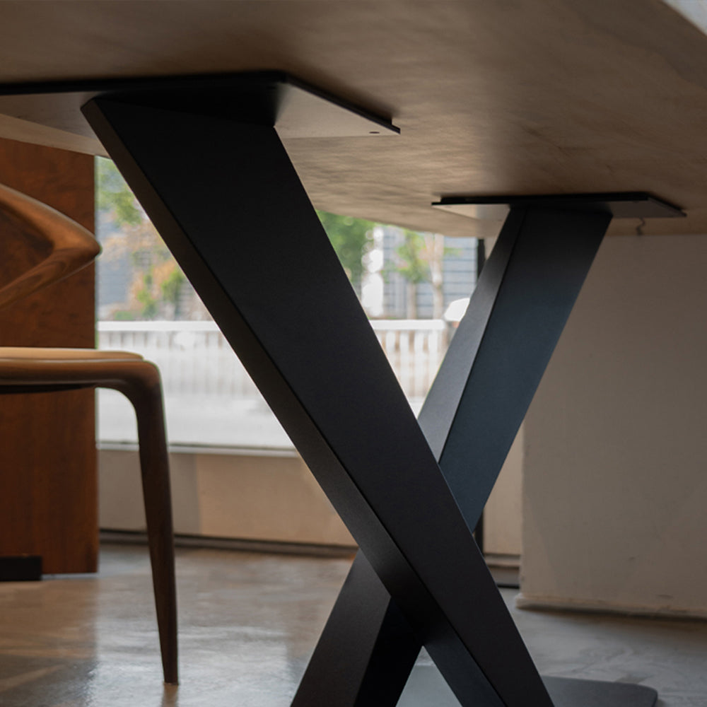 Metal Table Base - V-Frame 28" H for Table Tops TB-09