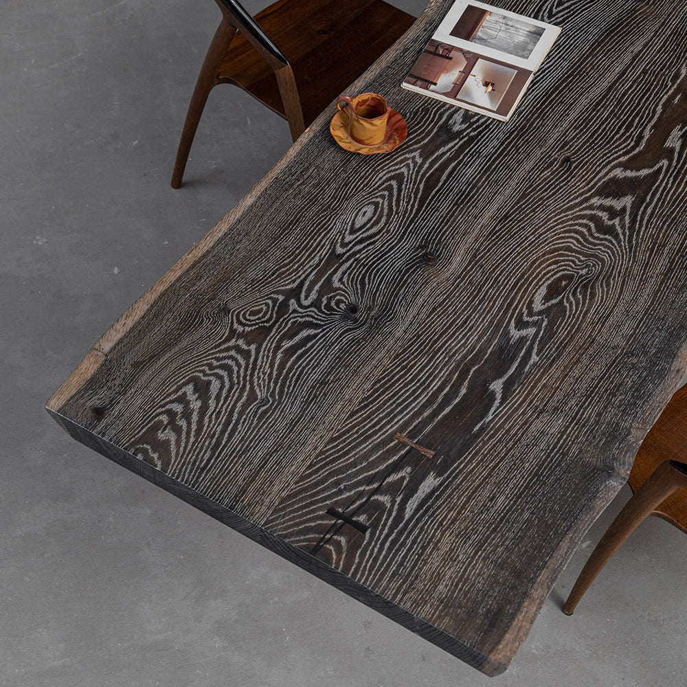 Solid Wood Live Edge Table