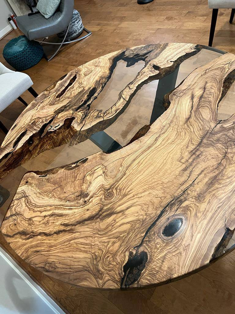 Kazanahome Olive Epoxy Tabletops