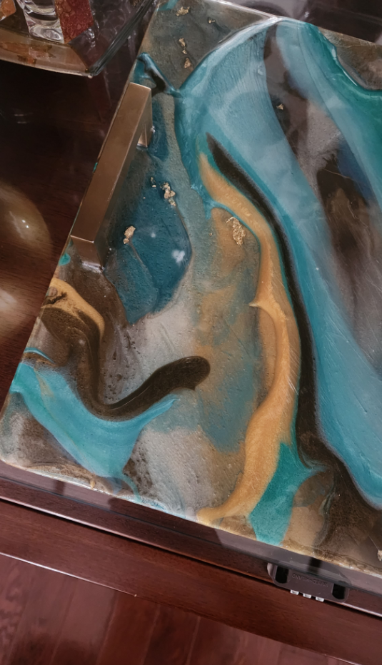 Custom Wood Epoxy Sample for Ricky