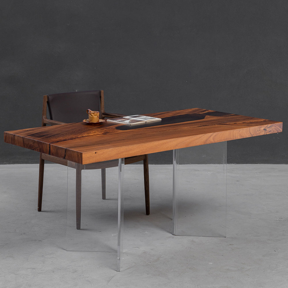 Walnut Wood Epoxy Table