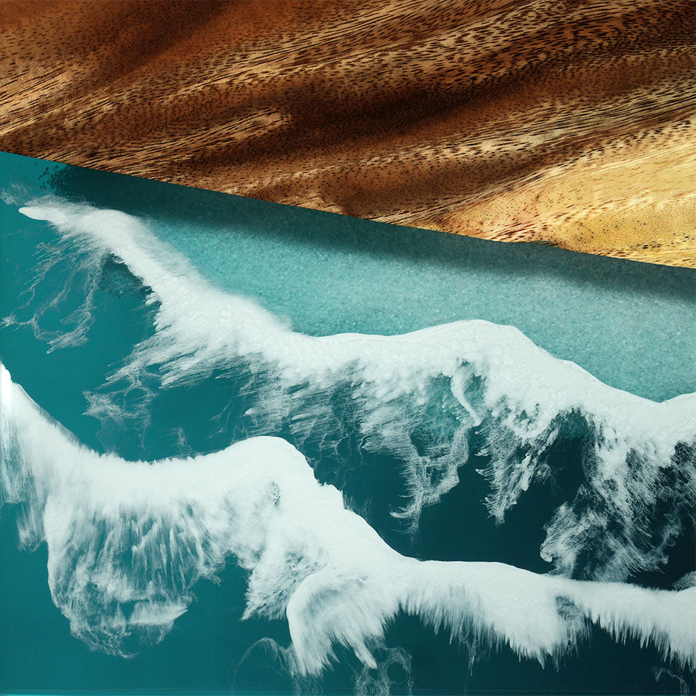 Walnut Epoxy Dining Table in Florida