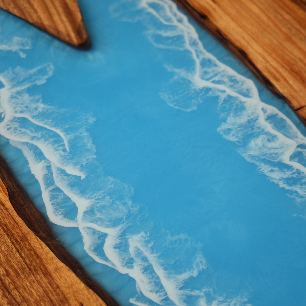 Walnut Wood Resin Epoxy Table