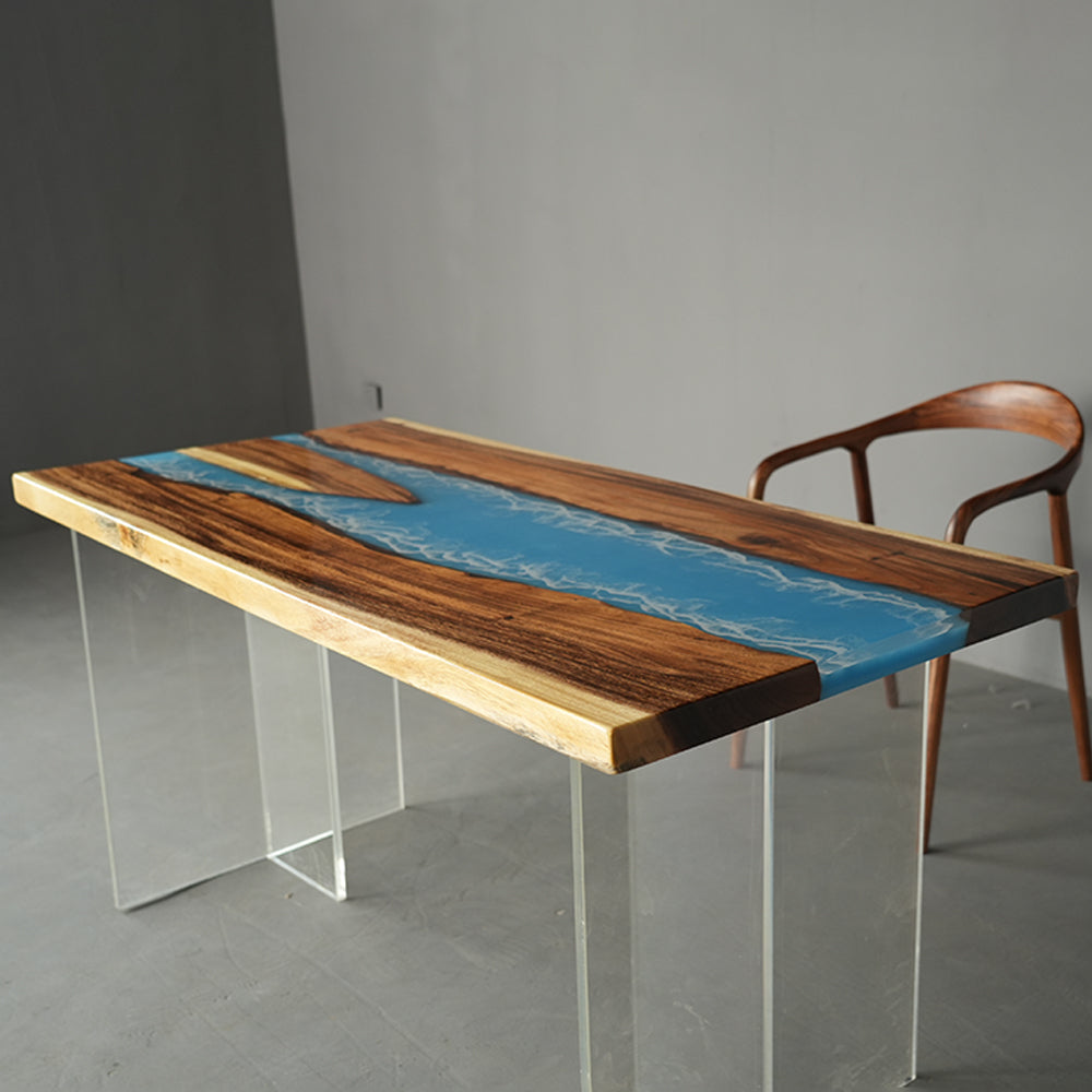 Walnut Epoxy Table