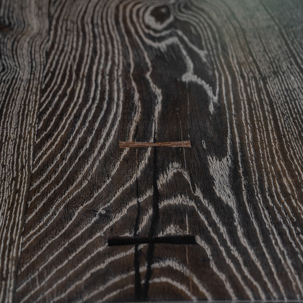 White Oak Wood Slab Table