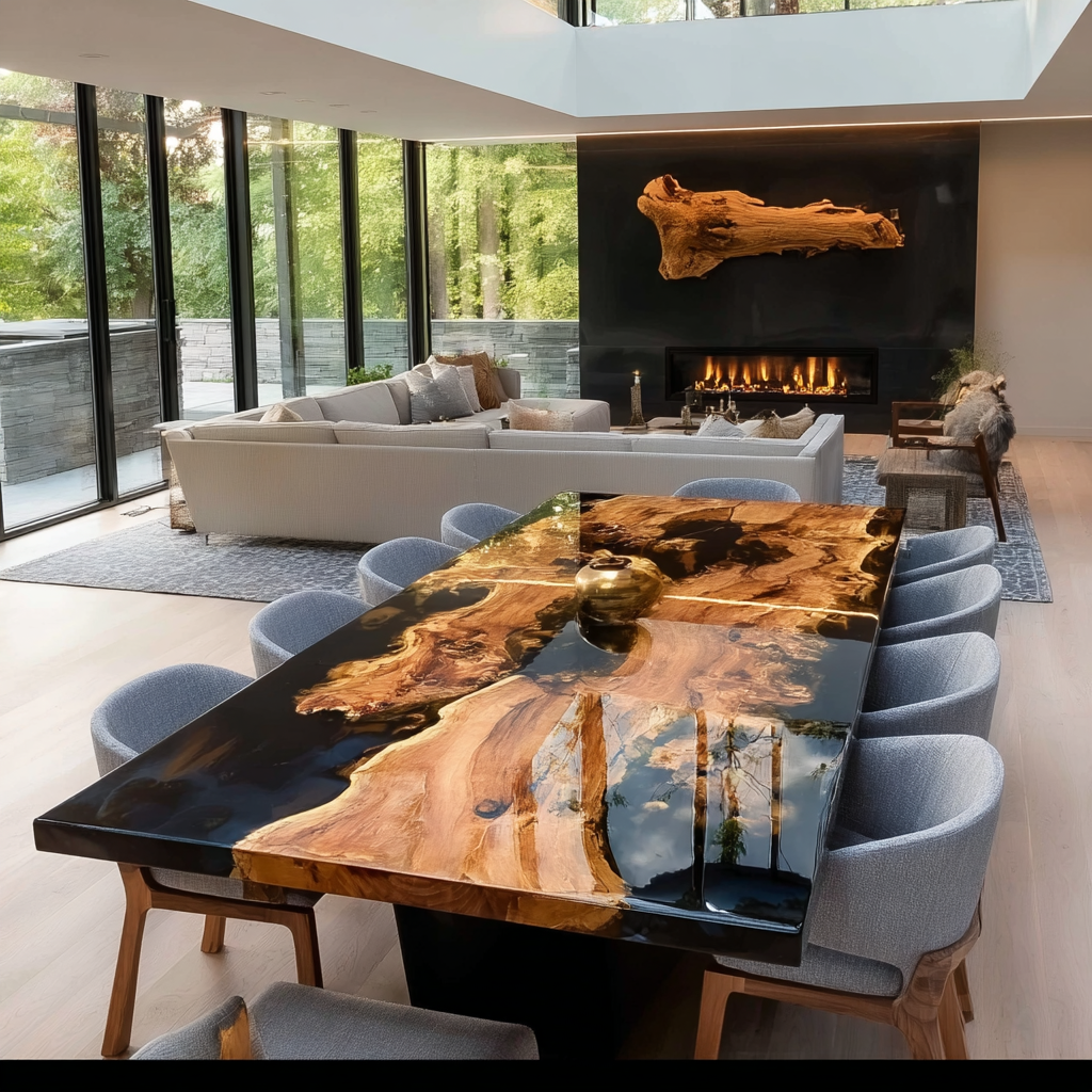 Black River Resin Epoxy Table
