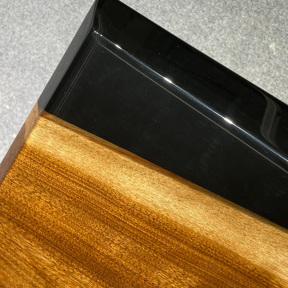 Kazanahome Black Walnut Wood Resin Epoxy Table