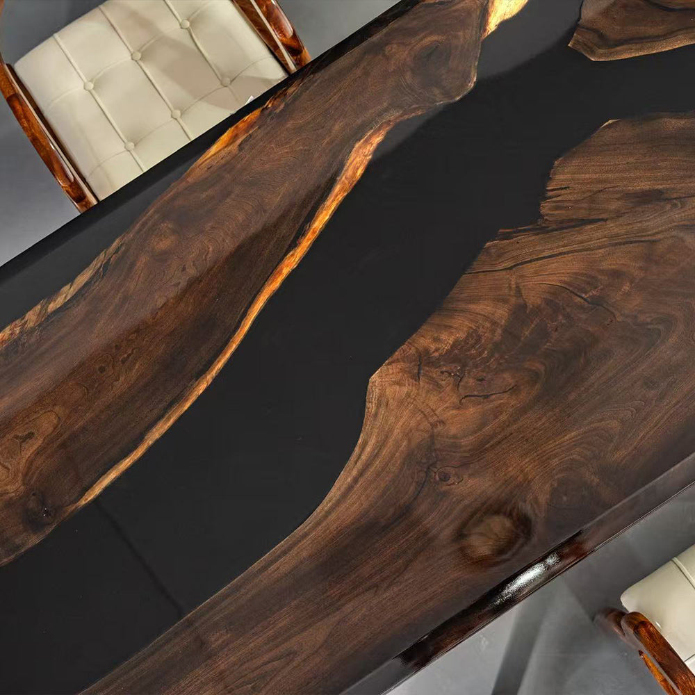 Black Walnut Resin Epoxy Table