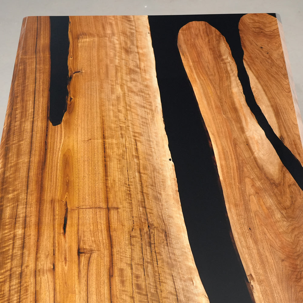 Resin Black Walnut Wood Epoxy Table
