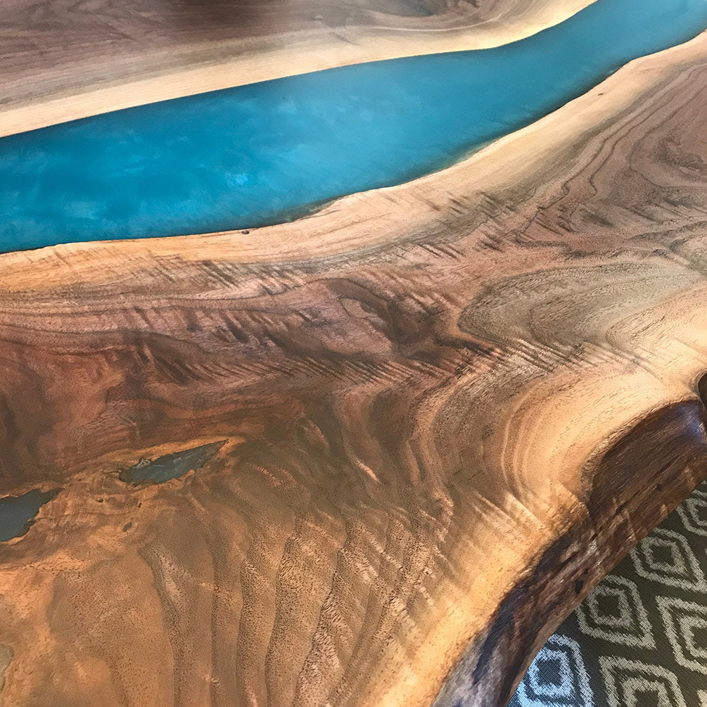 custom-black-walnut-epoxy-blue-river-table-ct61 in Chicago
