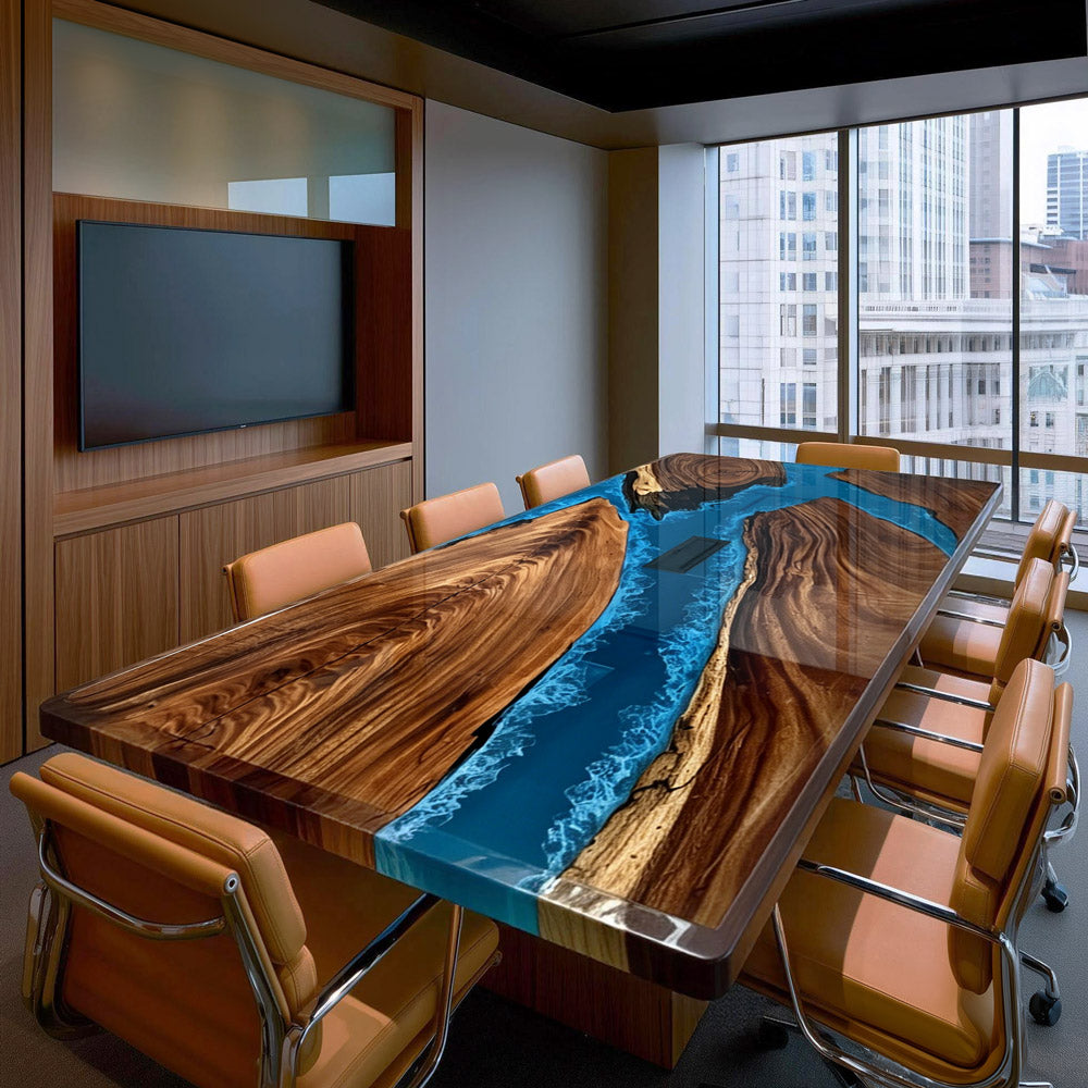 custom-resin-river-table-san-francisco-boardroom