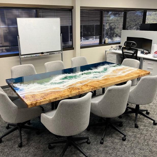 Wood Epoxy Table - Kazanahome in San Diego