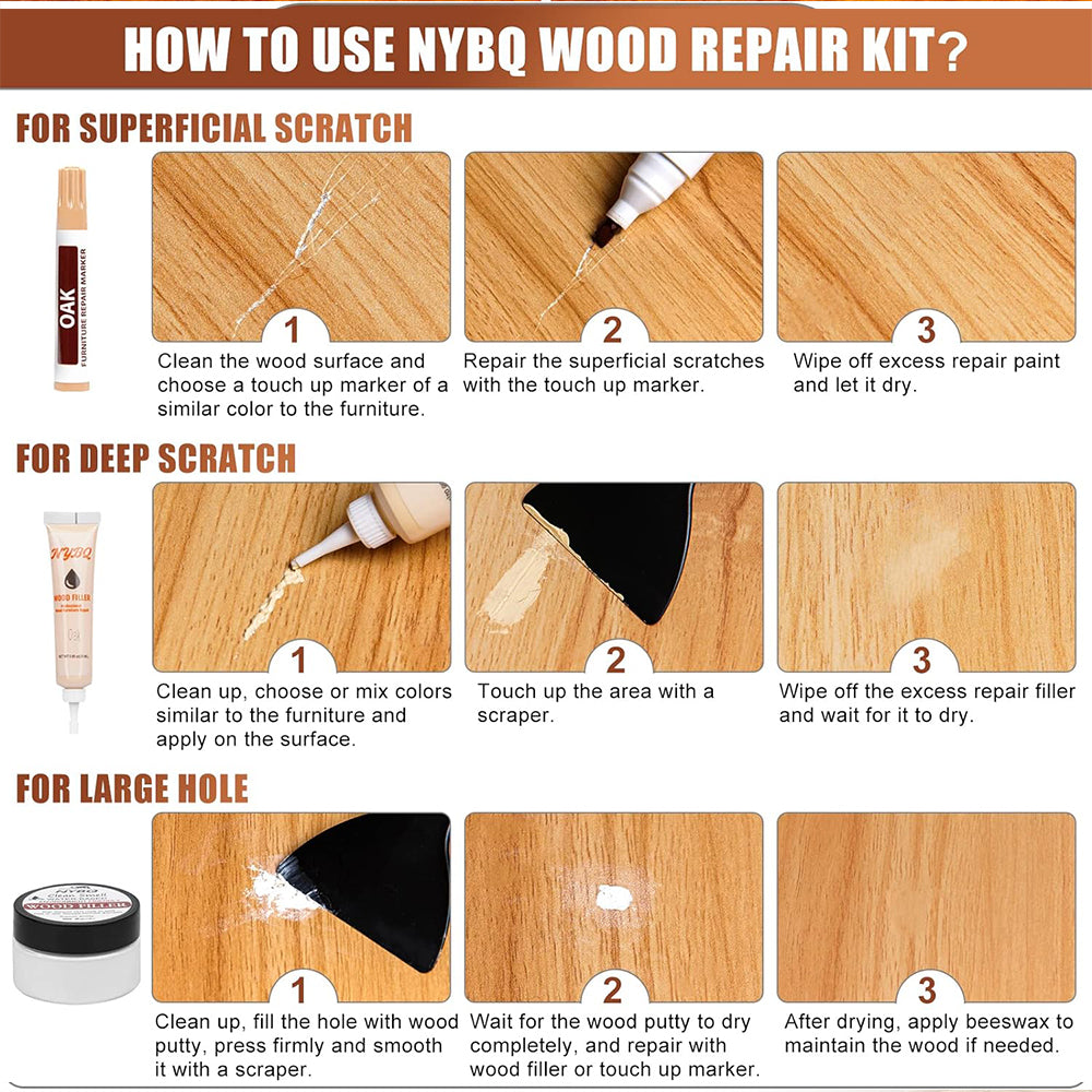 Wood and Furniture Repair Kit