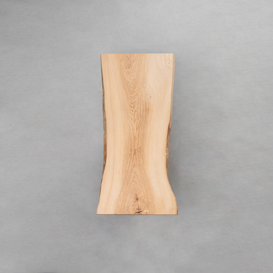 Kazana Ash Wood Slab Dining Table 37.8"WX 78.66"L