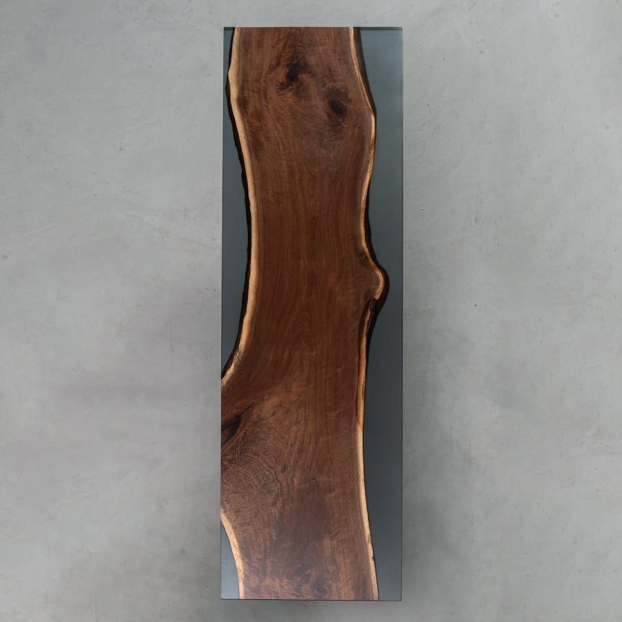 Single-panel epoxy resin dining table - KAZANA HOME