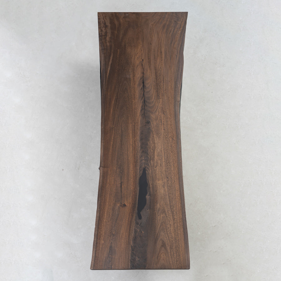 KAZANA Handmade Walnut Kitchen Live Edges Table 47.83"Wx134.45"L