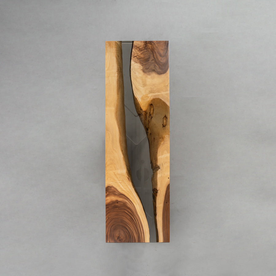 Walnut Wood and Epoxy Resin River Table - Kazanahome