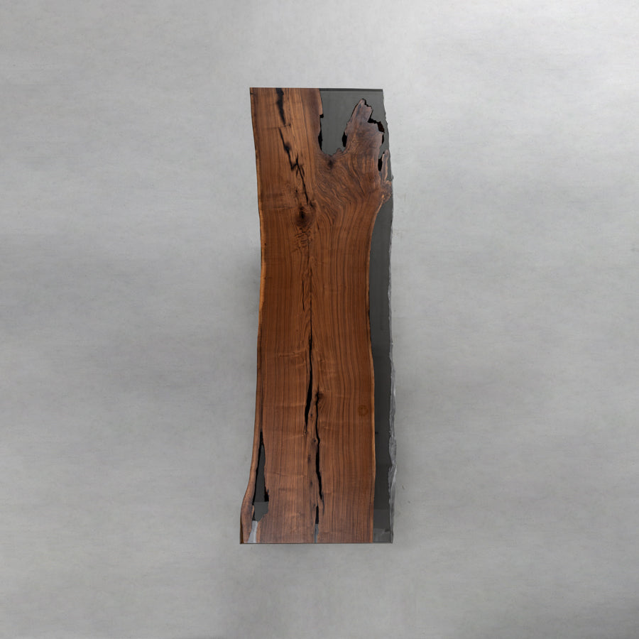 Wood Table with Epoxy Resin - Kazanahome