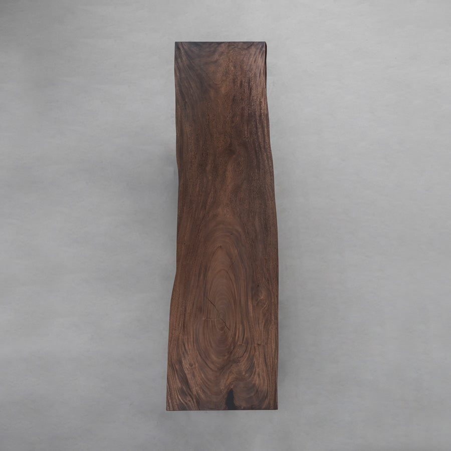 KAZANA Walnut Live Edge Wood Dining Table 36.22"Wx135.12"L