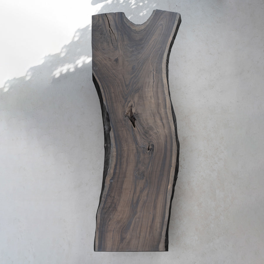 KAZANA Walnut Wood Live Edge Dining Table 67.72"Wx160.63"L
