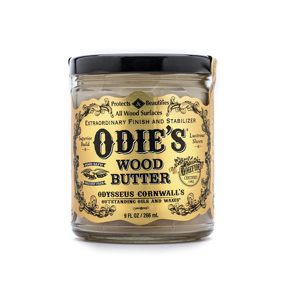Wood Butter 9 Ounce Glass Jar