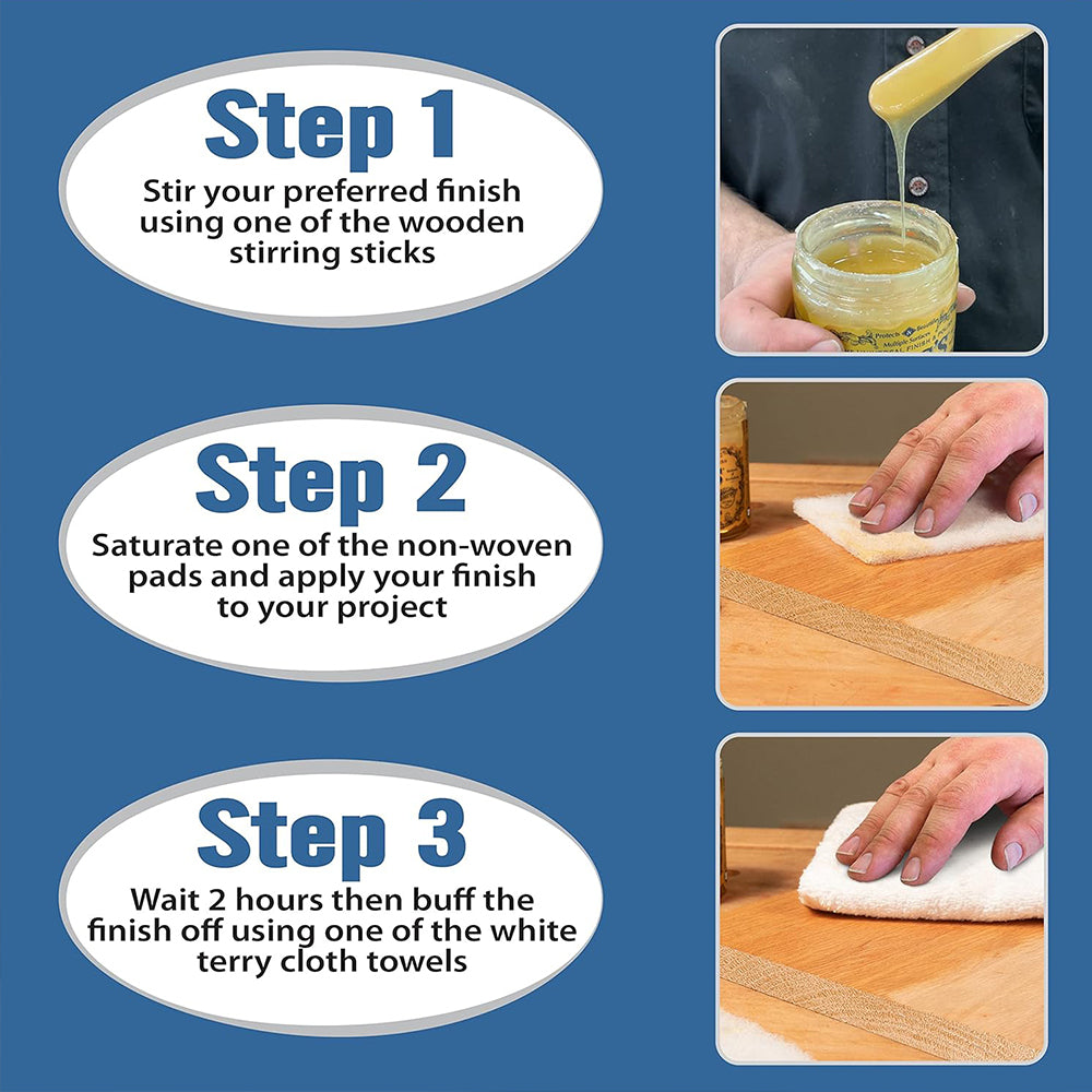 Wood Finish Applicator Bundle