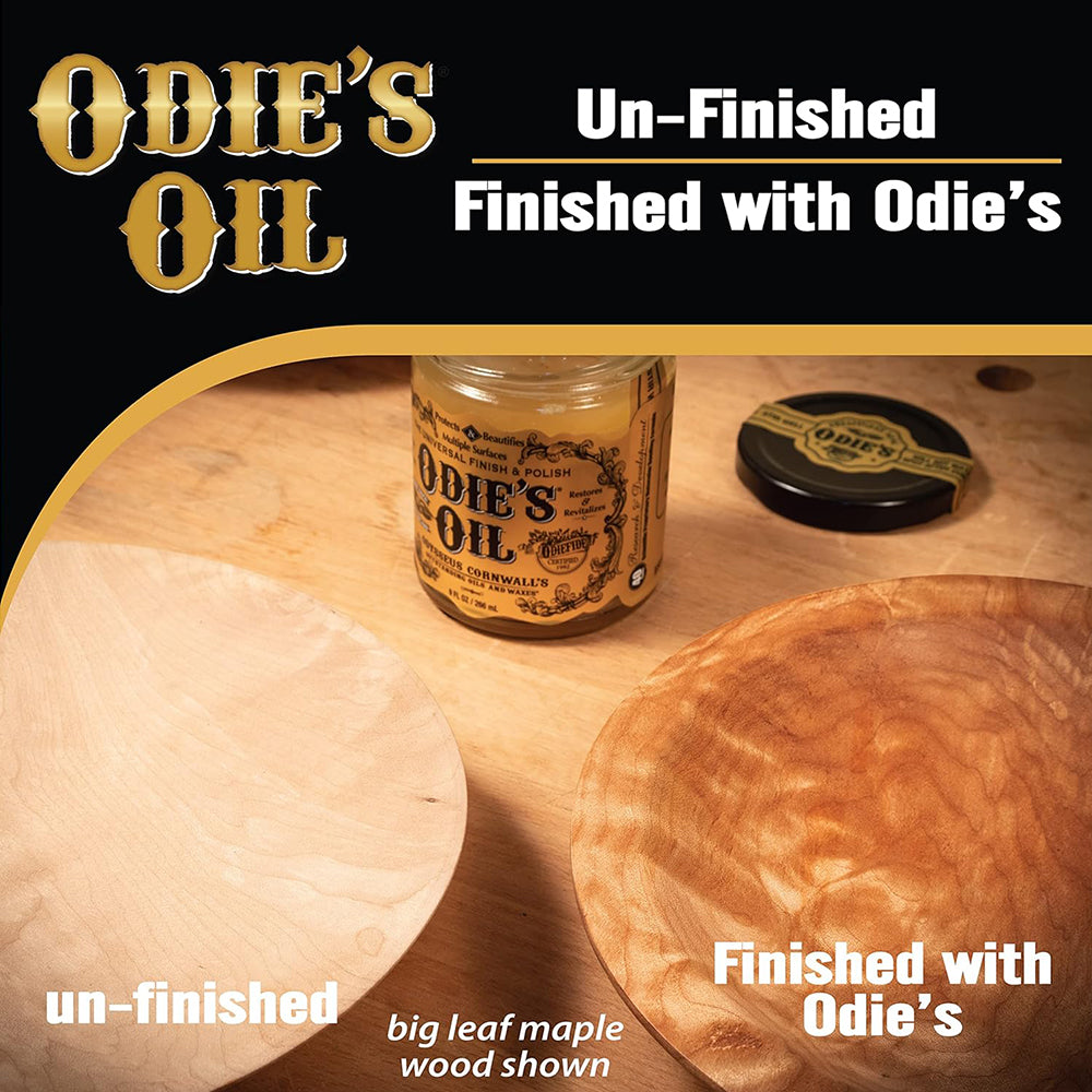 Wood Oil 9 Ounce Glass Jar