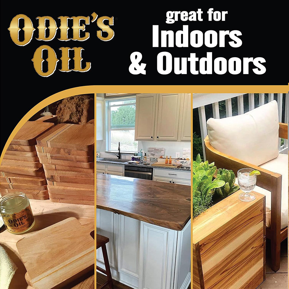 Wood Oil 9 Ounce Glass Jar