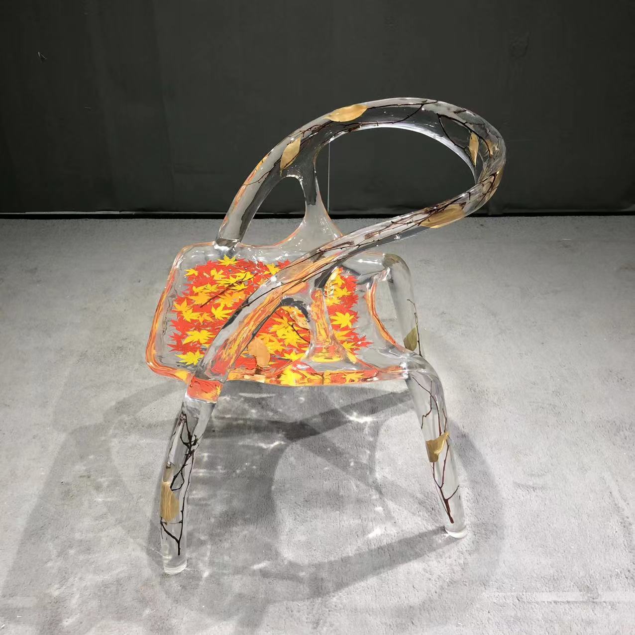kazanahome-epoxy-resin-Maple-leaf-chair-3