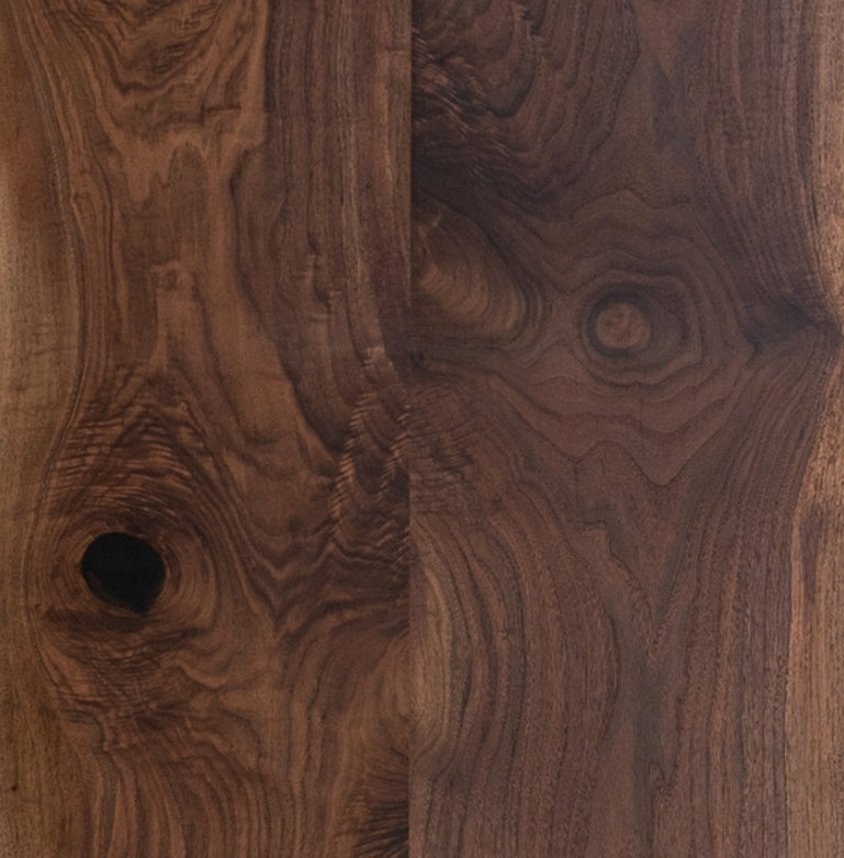 American Single Slab Black Walnut wood dining Table kazanahome