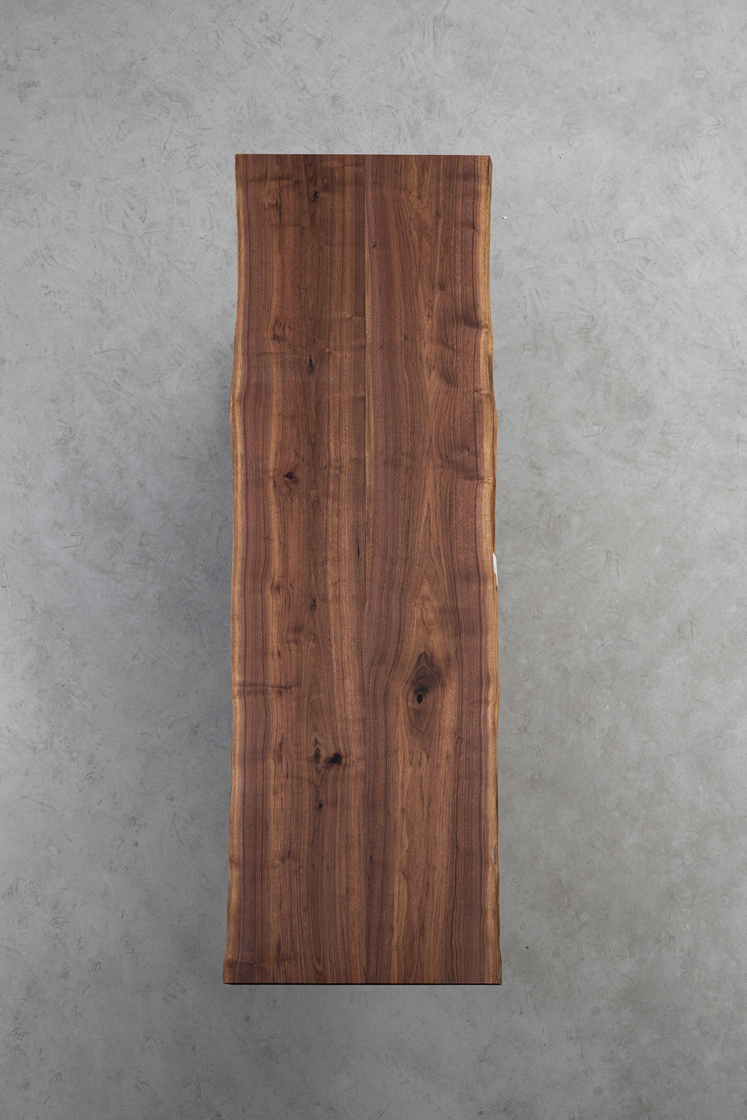 Classic Modern Natural Edge Black Walnut Dining Table kazanahome