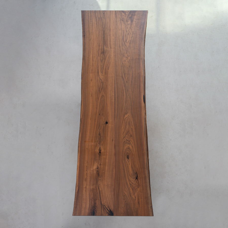 KAZANA Black Walnut Live Edge Table 40.47"Wx110.6"L