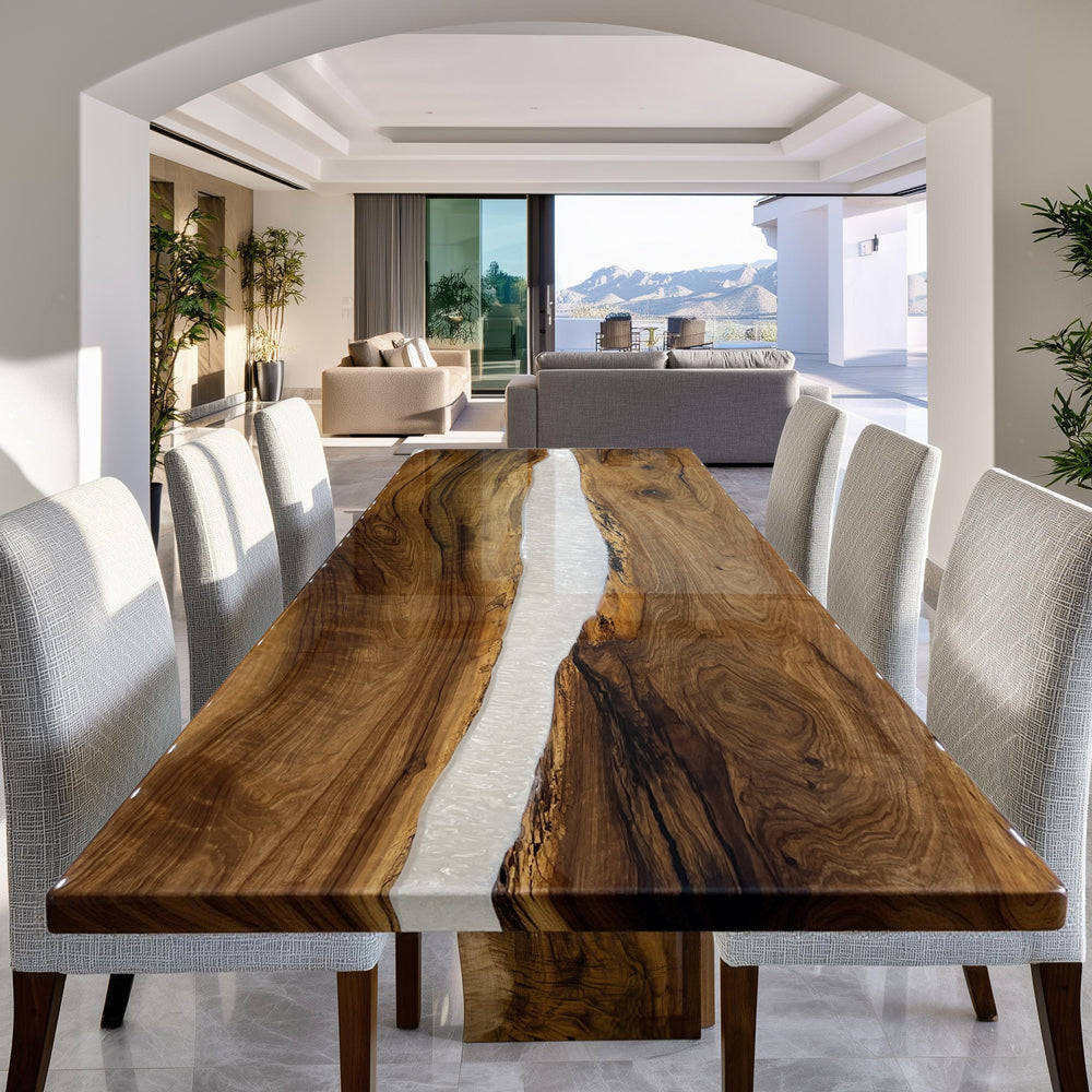 pearl-white-shimmer-epoxy-table-austin-texas